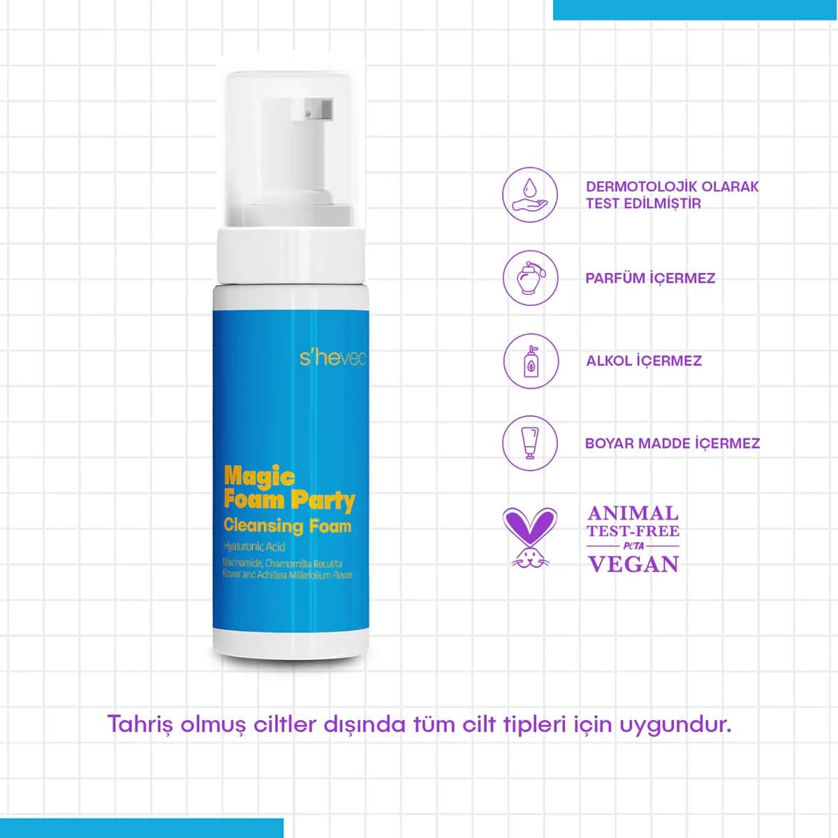 She Vec Magic Foam Party Reinigungsschaum 150 ml