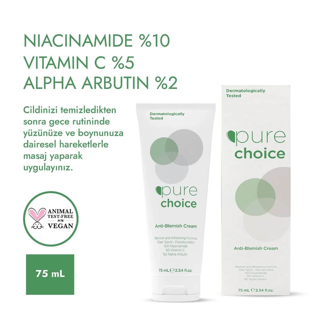 Pure Choice كريم العناية بالبشرة المضاد للبقع من بيور تشويس 75 مل