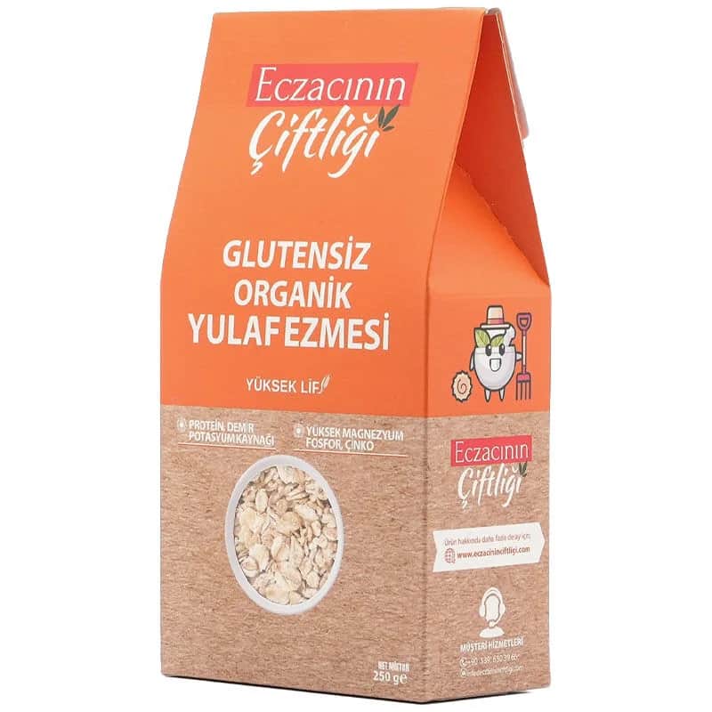 Eczacının Çiftliği Apothecary's Farm Gluten Free Organic Oatmeal 250 g