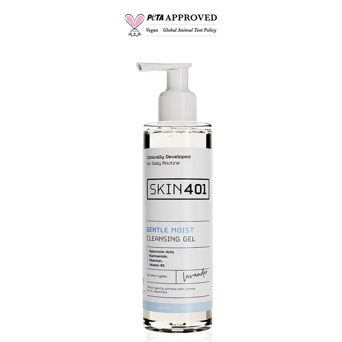 جل تنظيف لطيف 200 مل من سكين 401 Skin401