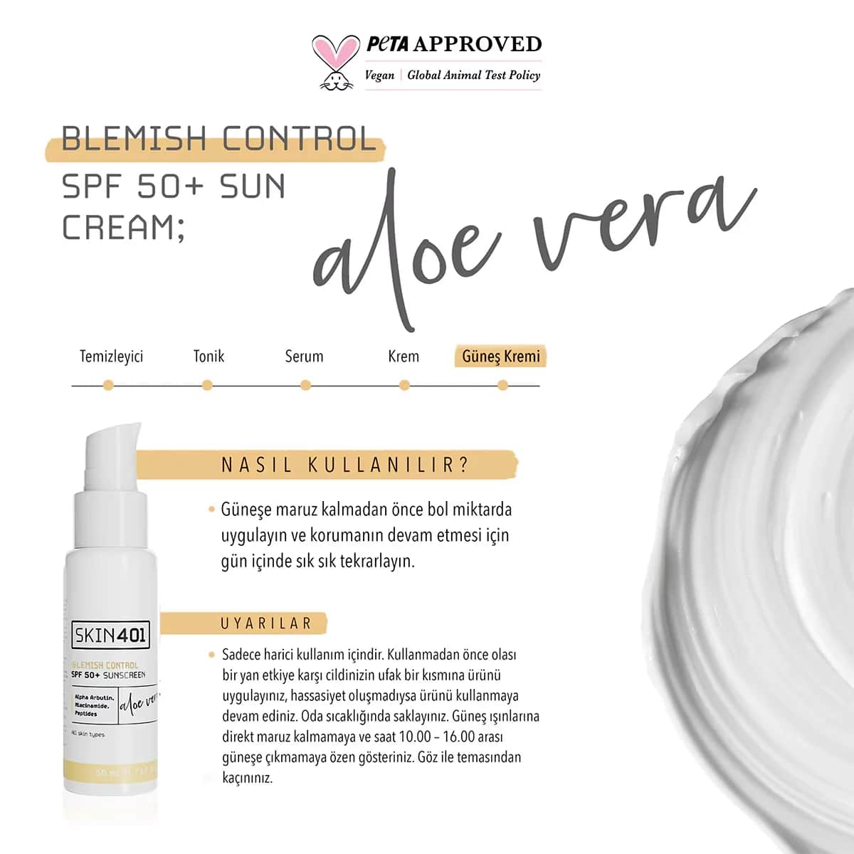 Солнцезащитный крем Skin401 для контроля blemish SPF 50 50 мл