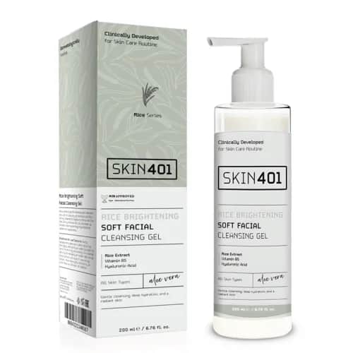 Skin401 جل تنظيف الوجه بخلاصة الأرز من سكين 401، 200 مل