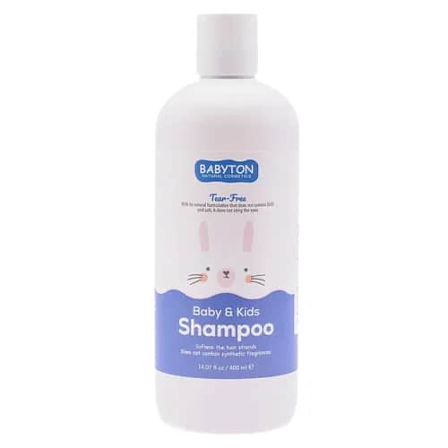 Babyton Natürliches Nicht-Irritierendes Shampoo für Babys und Kinder 400ml