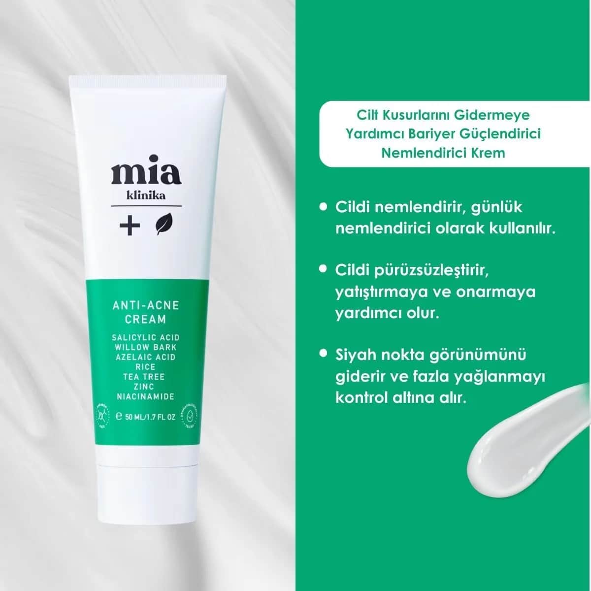 Mia Klinika Moisturizing Cream For Irregular Skin 50 ml