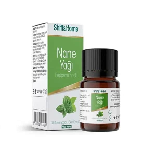 Shiffa Home Peppermint Essential Oil 5ml - Refreshing &amp; Healing