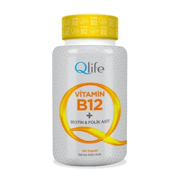 Qlife Vitamin B12 supplementary Food 60 capsules