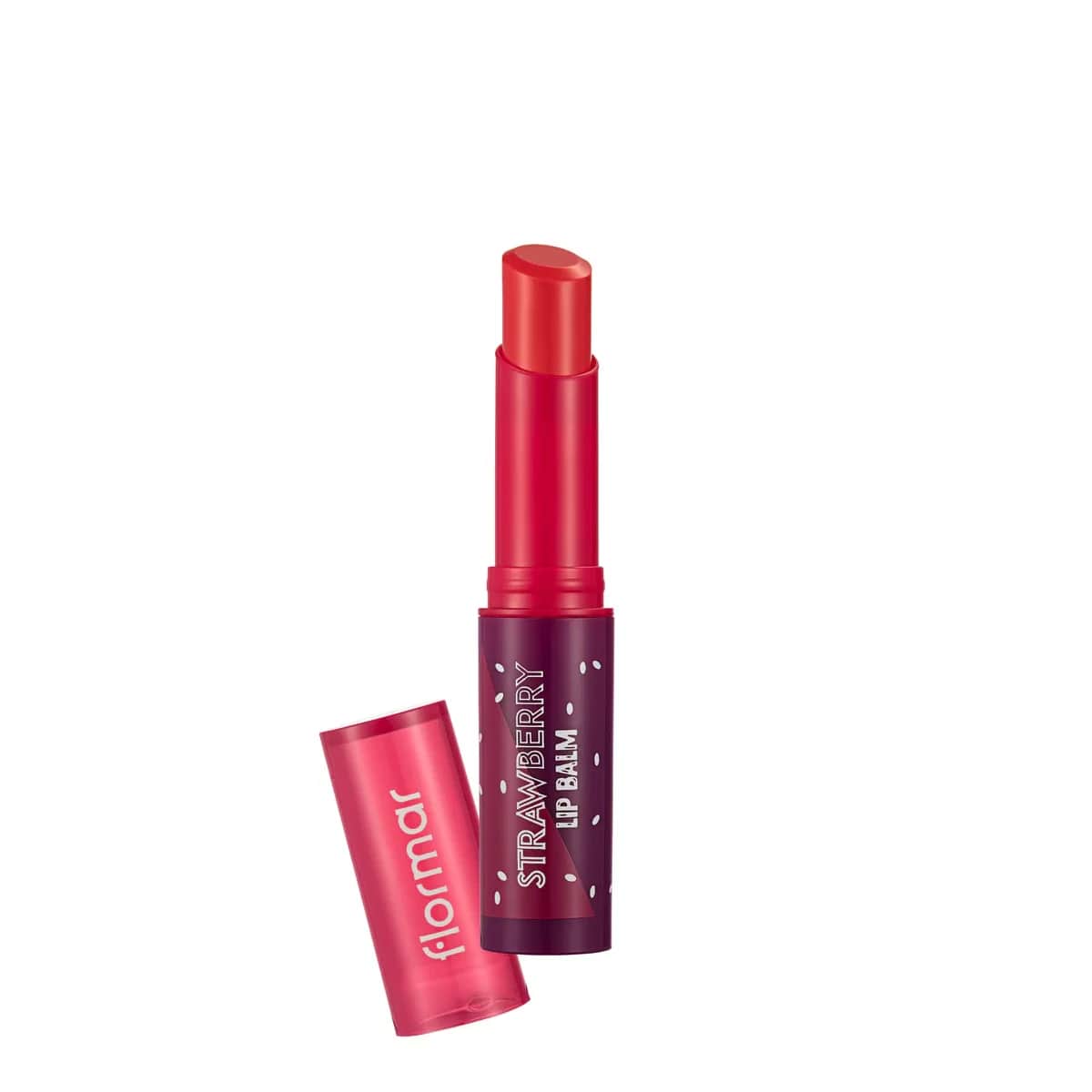 Flormar Erdbeer Lippenbalsam - Tönende Feuchtigkeitspflege &amp; SPF 15