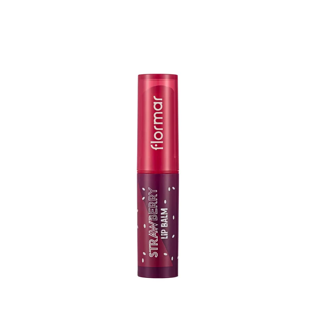 Flormar Erdbeer Lippenbalsam - Tönende Feuchtigkeitspflege &amp; SPF 15