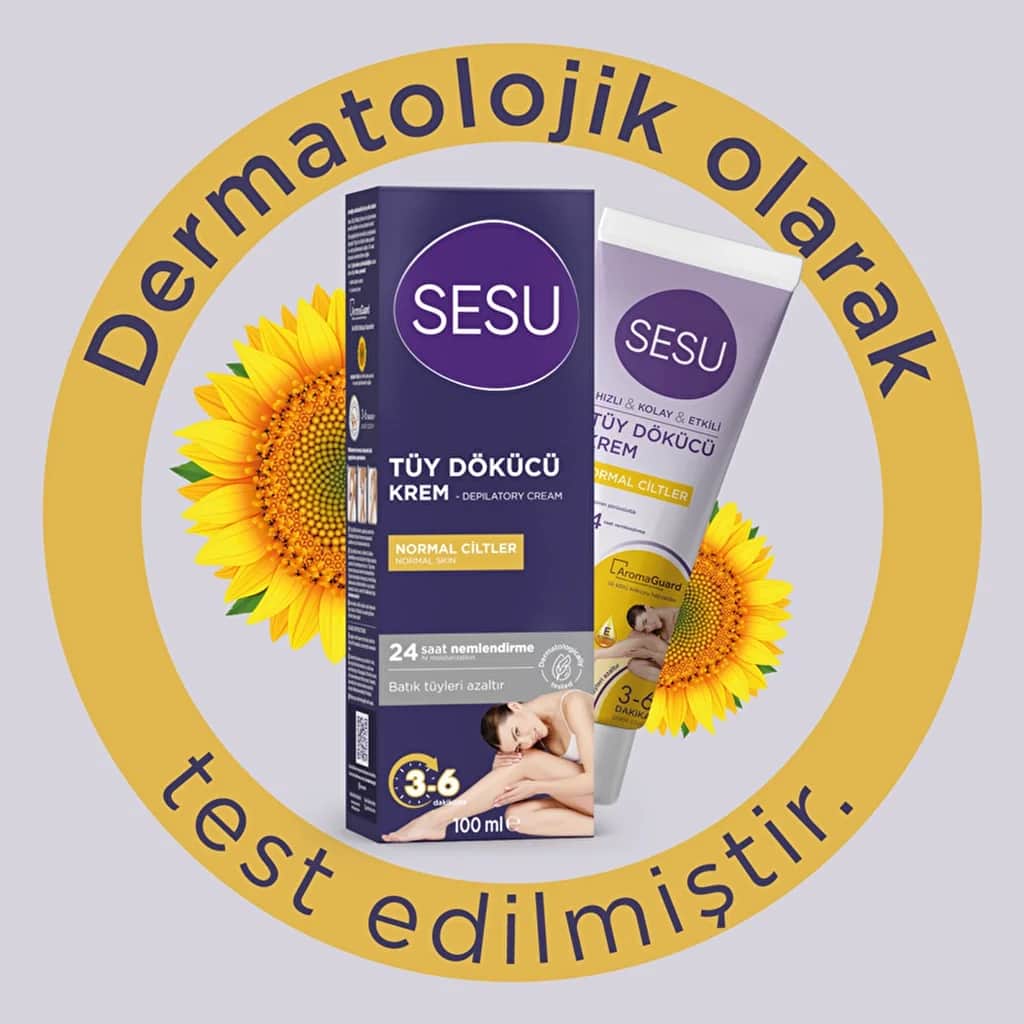 Sesu Haarentfernungscreme für normale Haut 100ml