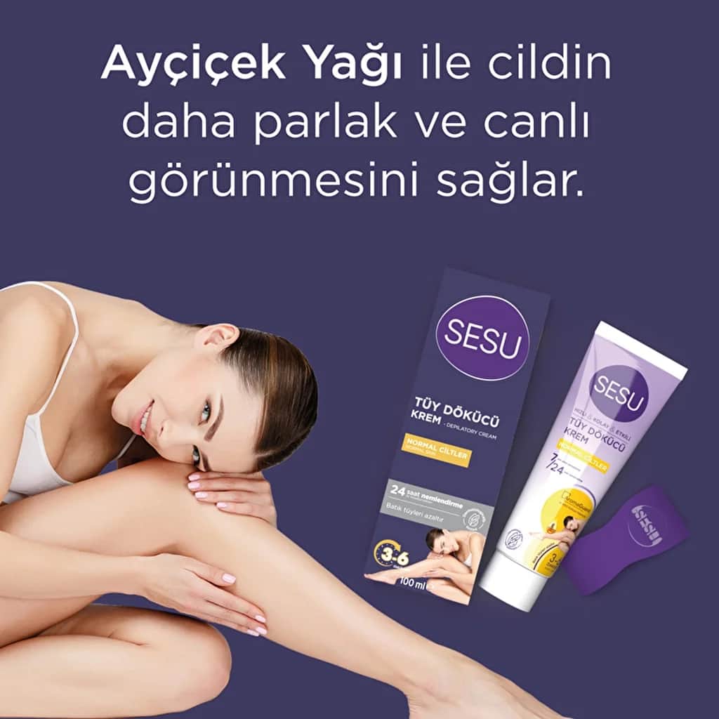Sesu Haarentfernungscreme für normale Haut 100ml