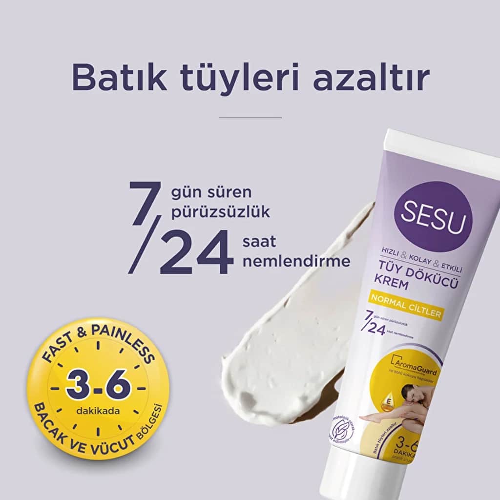 Sesu Haarentfernungscreme für normale Haut 100ml