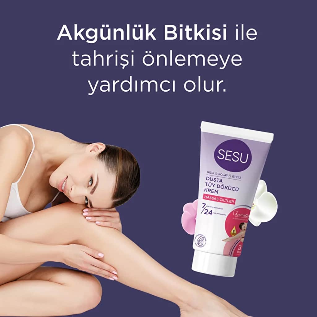 Sesu Sensitive Dusch-Haarentfernungscreme 150 ml
