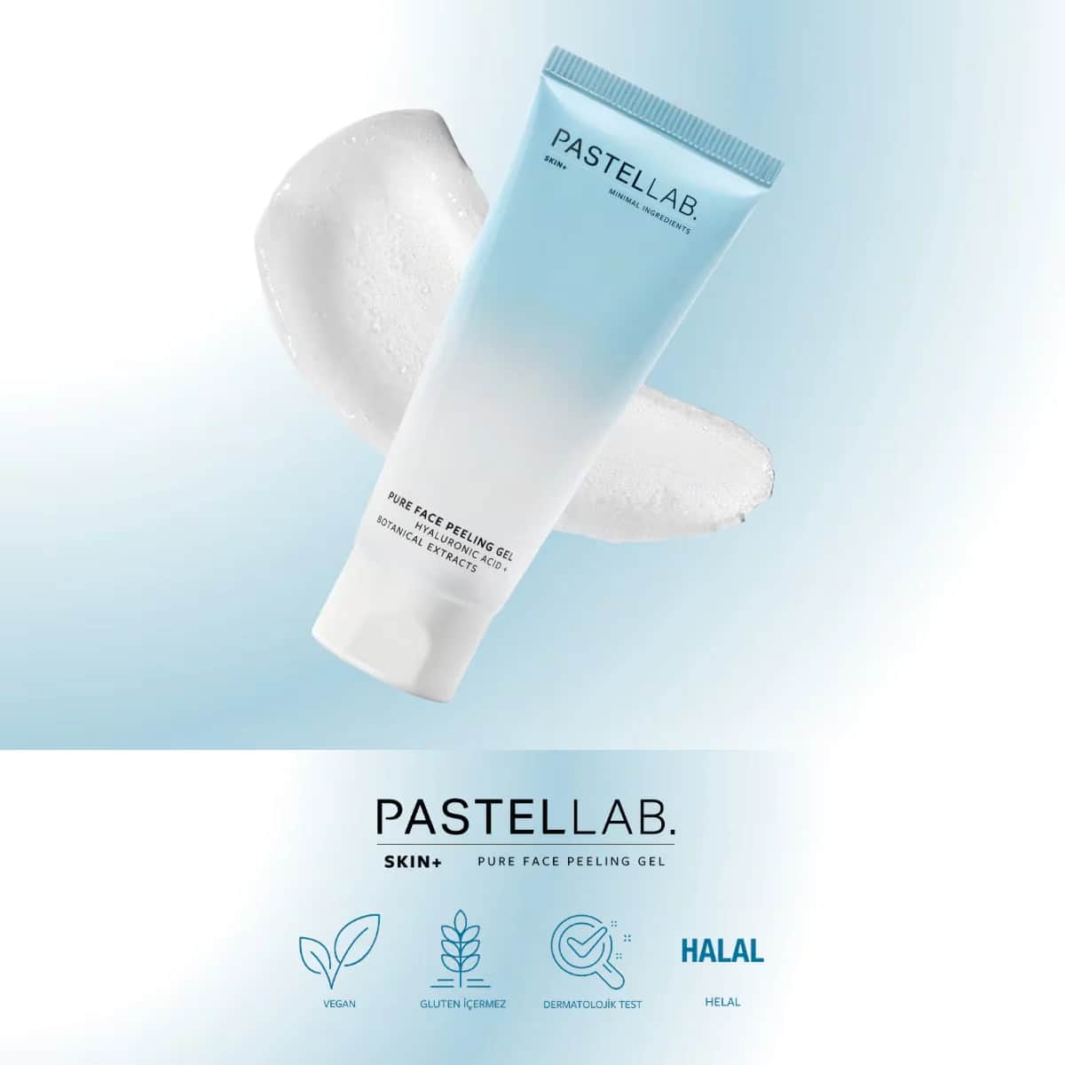 Pastellab باستيلاب. جل تقشير الوجه النقي، جل تقشير منقي ومنعش للوجه