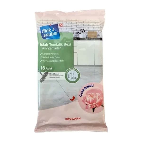 Flink &amp; Sauber Floor Cloth Wet Flower Bouquet 16 pcs