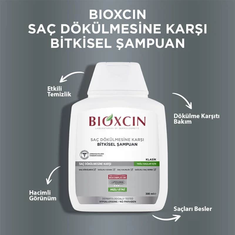 Bioxcin Genessis Classic Shampoo für fettiges Haar 3x300ml