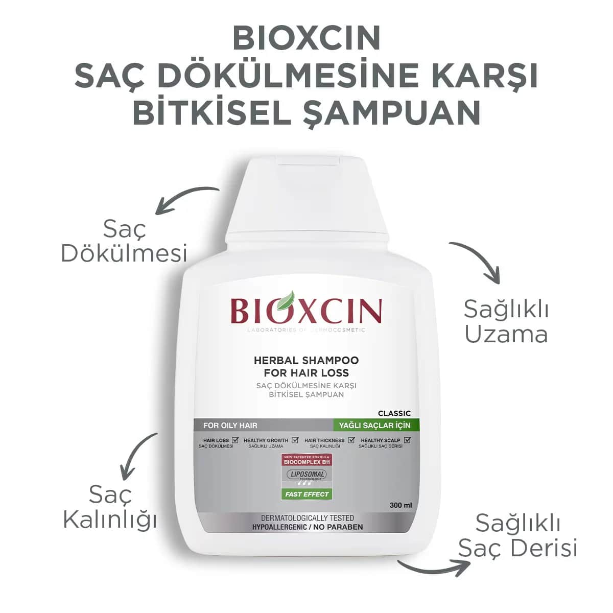 Bioxcin شامبو بيوكسين جينيسيس كلاسيك للشعر العادي إلى الجاف 300 مل