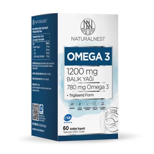Naturalnest Omega 3 1200 mg 60 capsules