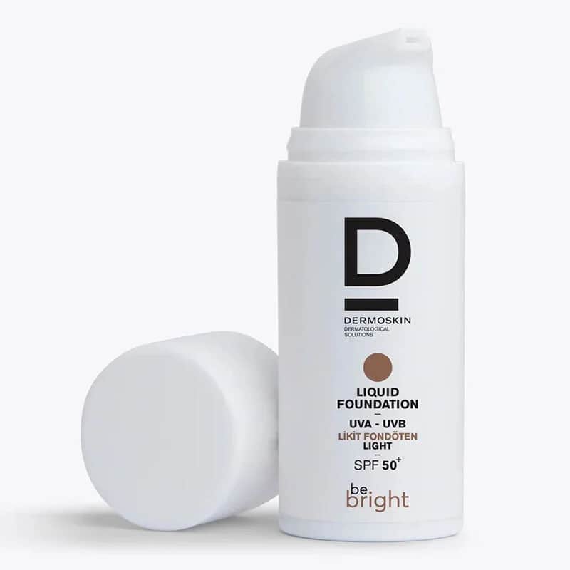 فoundation سائل ديرموسكن بي برايت SPF50+ 33 مل فاتح Dermoskin