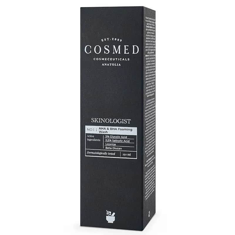 غسول رغوي أحماض ألفا هيدروكسي وبيتا هيدروكسي 150 مل من كوسمد Cosmed