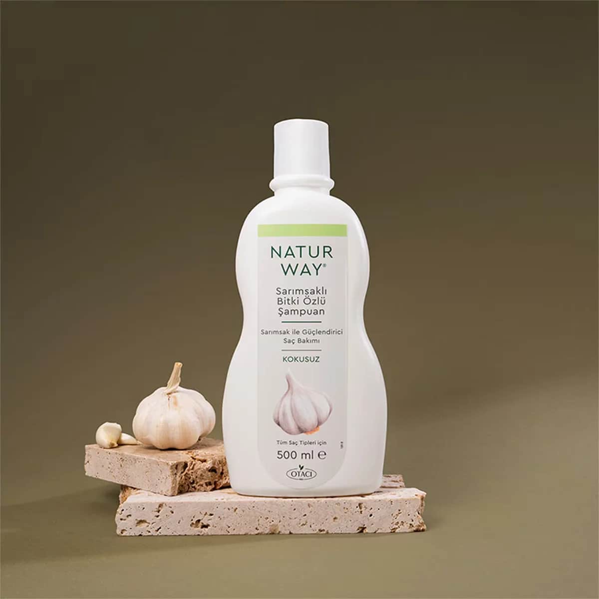 Otacı Naturway Knoblauch Kräuterextrakt Shampoo 500ml