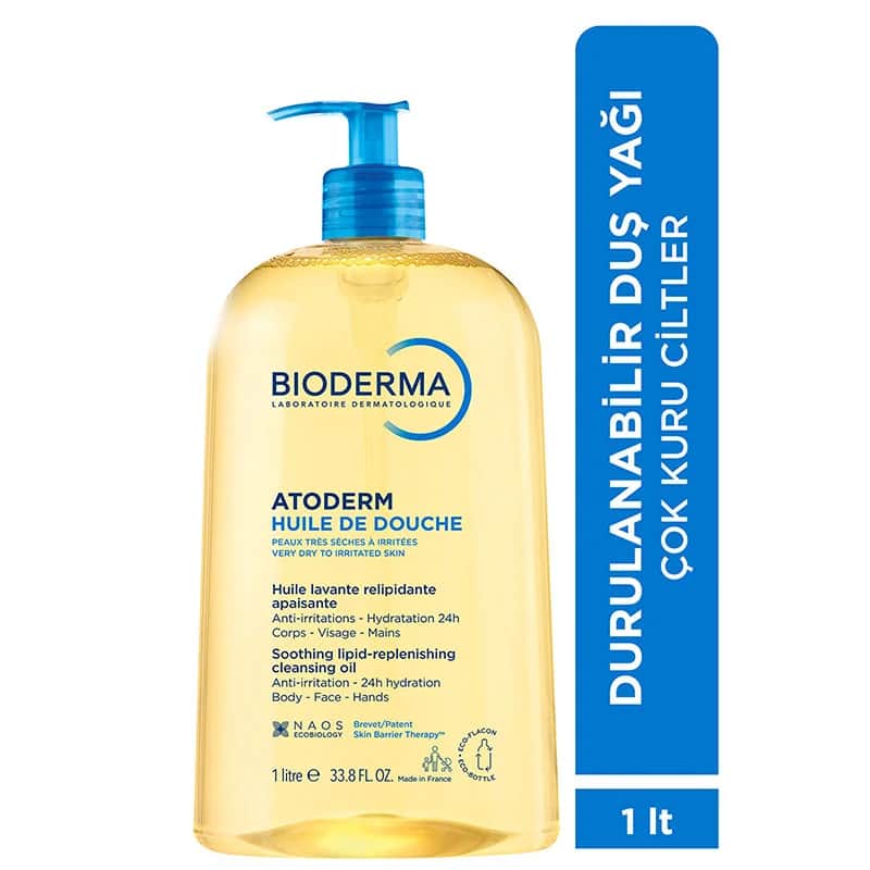 Bioderma بيوديرما اتوديرم 24 ساعة زيت دوش 1 لتر
