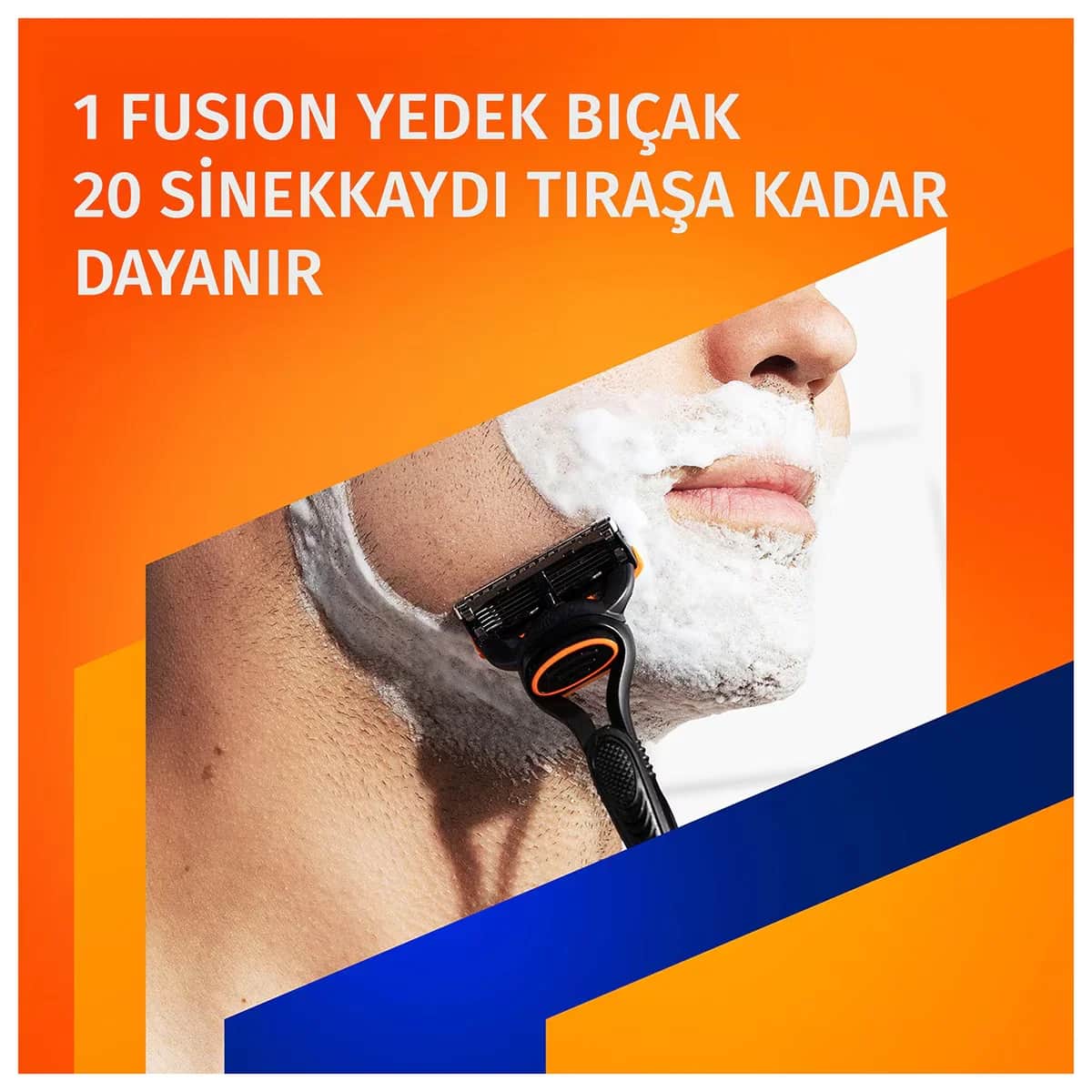Gillette ماكينة حلاقة جيليت فيوجن 5 + مجموعة شفرة احتياطية