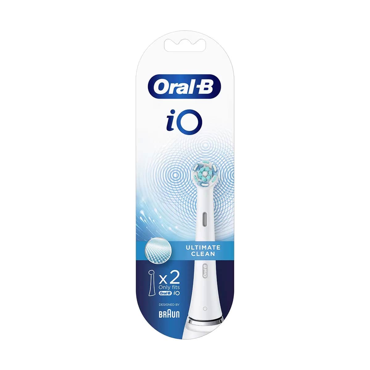 Oral-B رأس فرشاة أسنان أورال-بي آي أو ألتيميت كلين، قطعتان