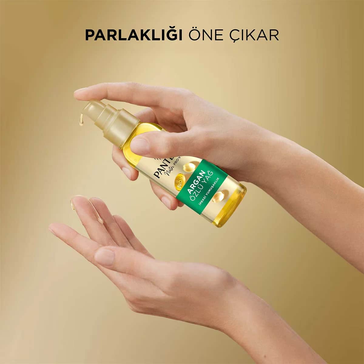 Pantene زيت بانتين برو-في للعناية بالشعر بخلاصة الأرجان ونعومة الحرير ولمعان 100 مل
