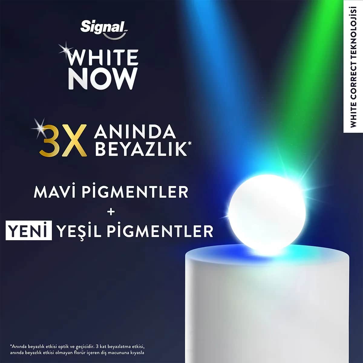 Signal معجون أسنان سيجنال وايت ناو تريبل باور جولد 75 مل
