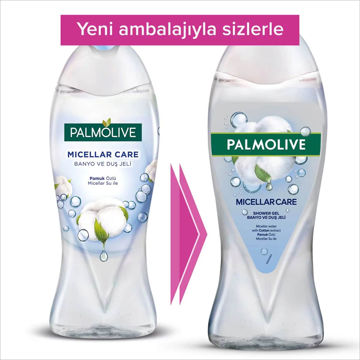 Palmolive Micellar Pflege Duschgel mit Baumwollextrakt 500ml