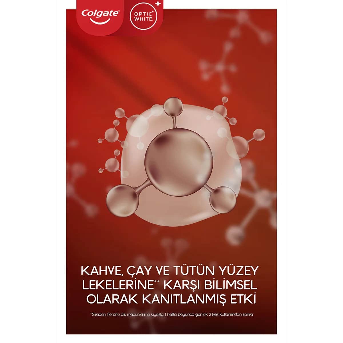 Зубная паста Колгейт Оптик Уайт для кофе, чая и табака 50 мл