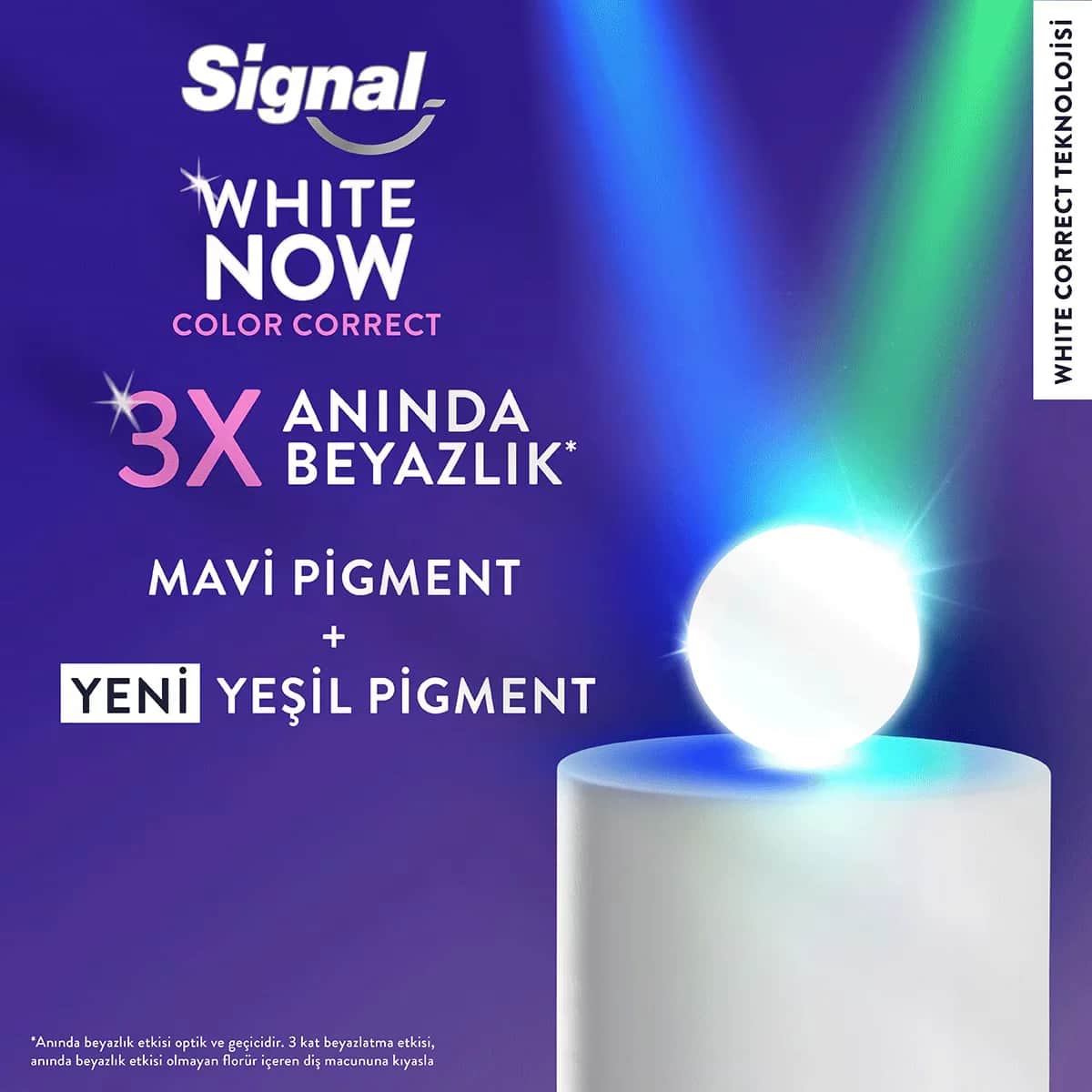 Зубная паста Signal White Now Color Correct для длительного отбеливания 75 мл