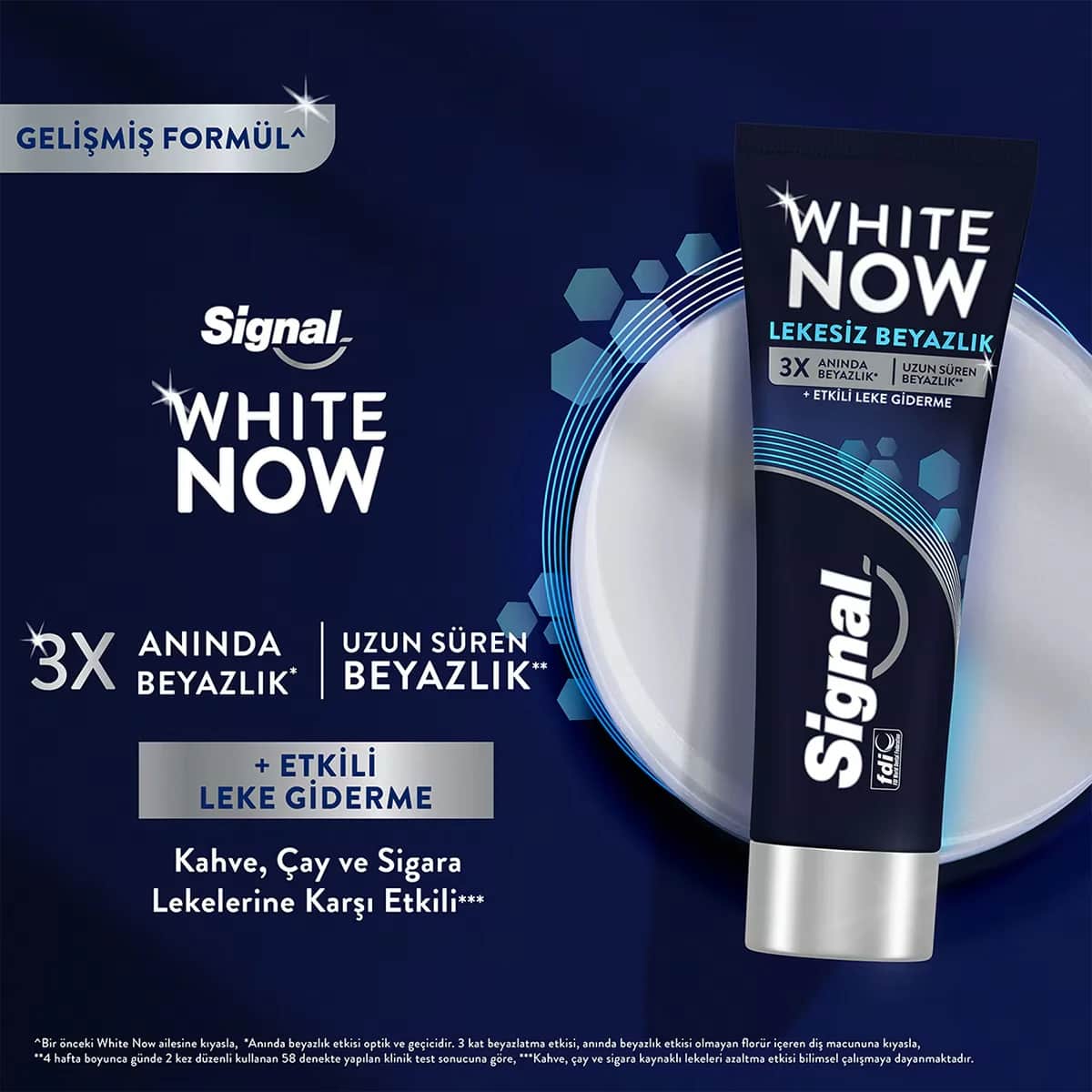 Зубная паста Signal White Now Spotless 75 мл