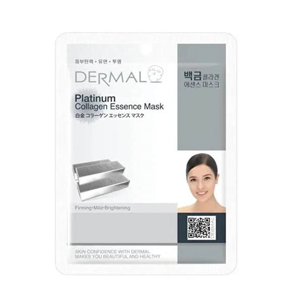 Dermal Collagen Paper Mask with Platinum &amp; Vitamin E - 23g