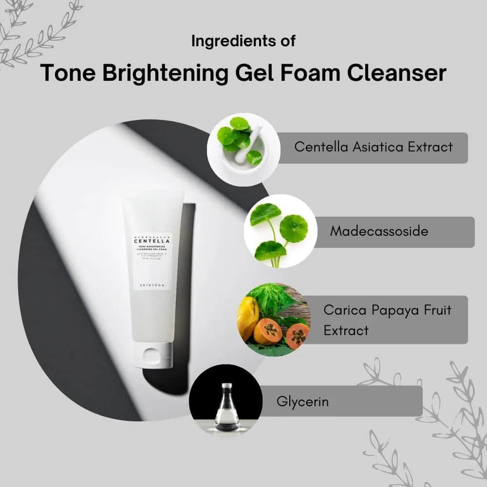 Foaming Brightening Cleanser with Centella from Skin 1004 - 125 ml