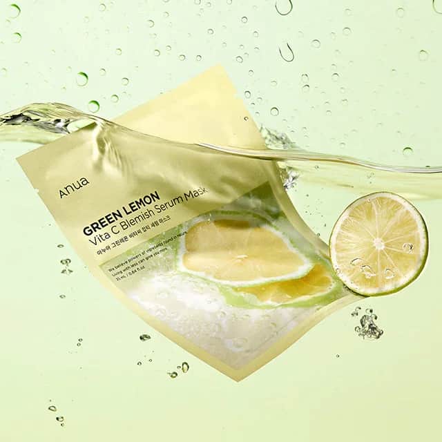 Anwa Birch 25ml Lemon Lime Vitamin C Hydrating Sheet Mask