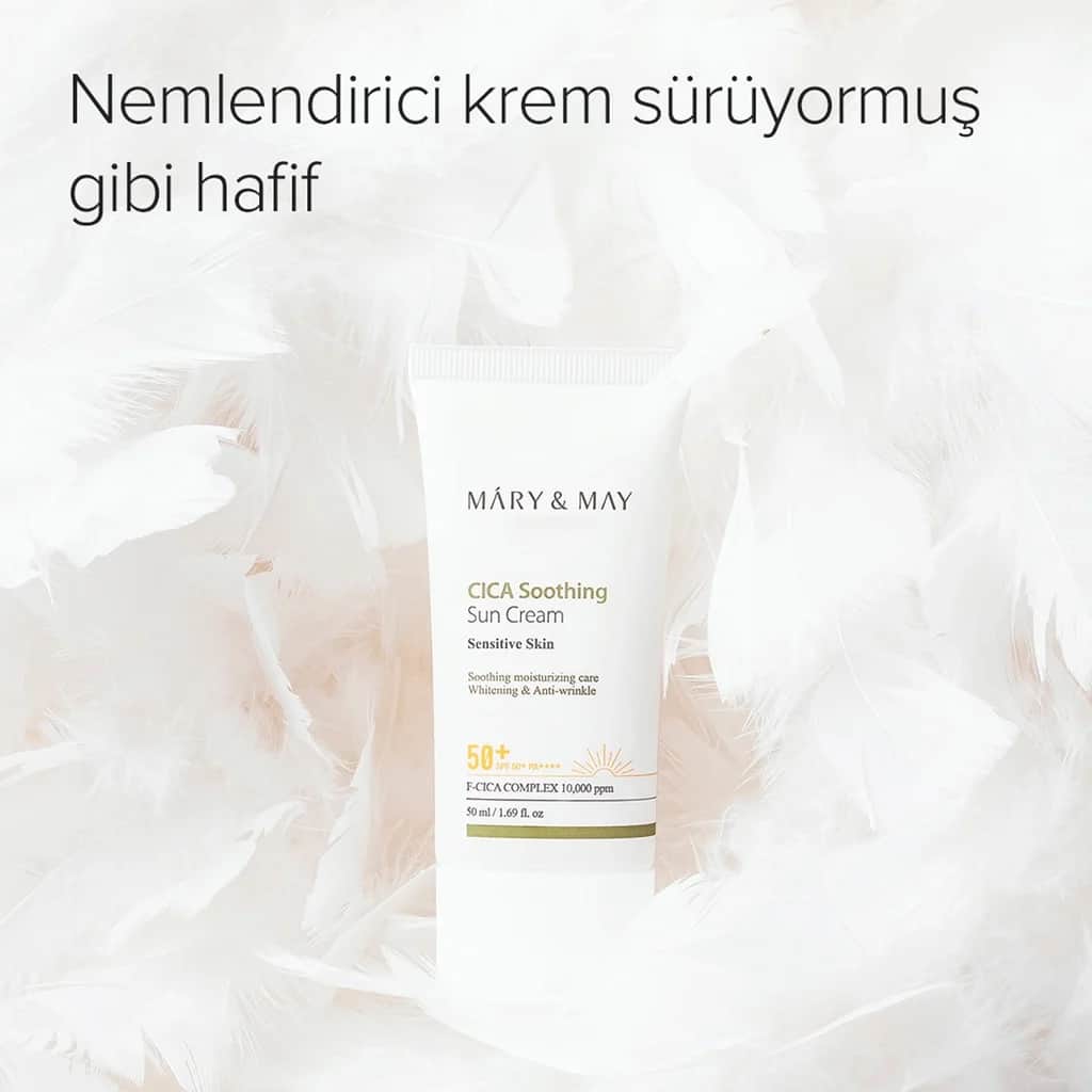 Крем для загара Mary May Cica Успокаивающий SPF 50 50 мл