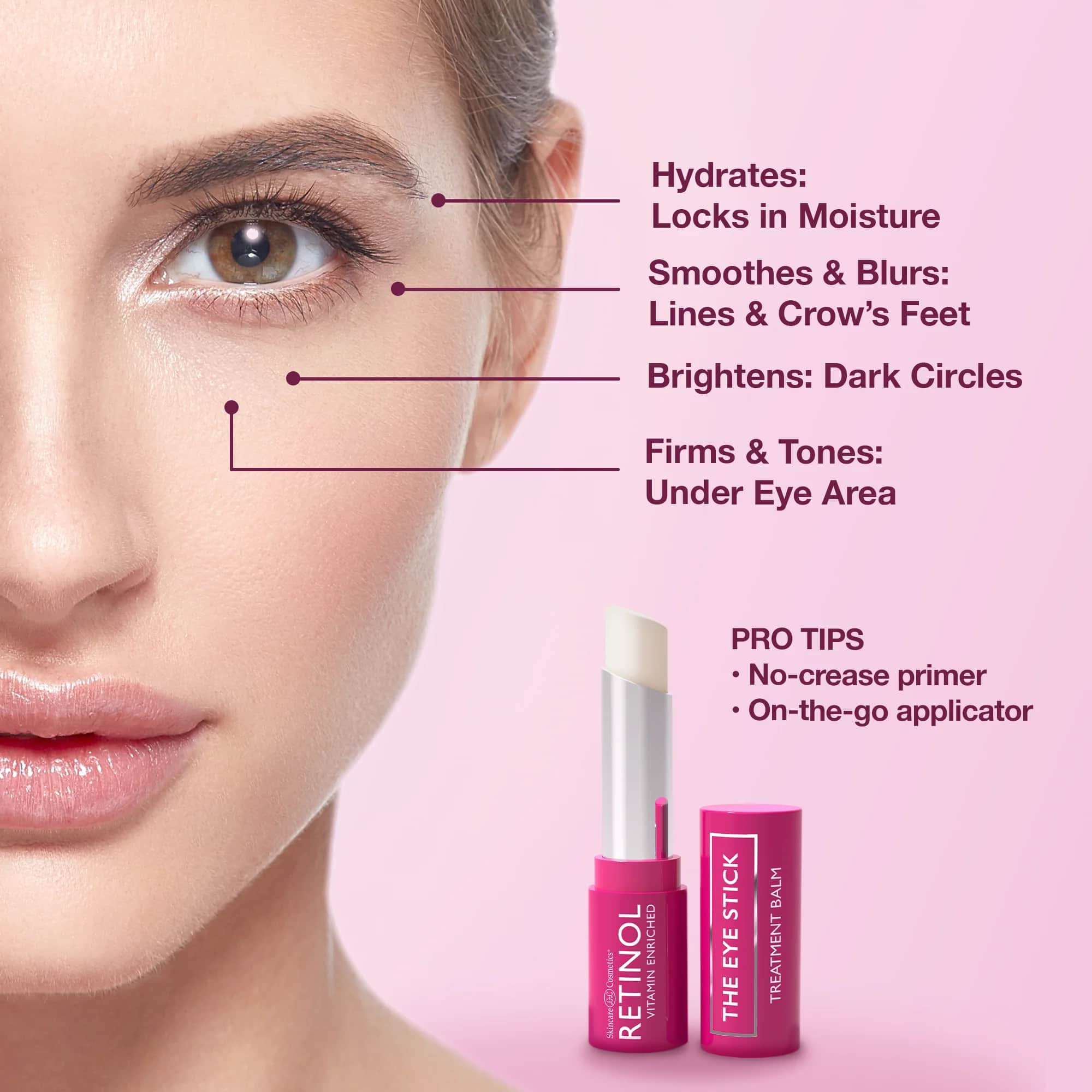 Retinol Augenbalsam zur Behandlung von Alterserscheinungen unter den Augen 3,5 ml von Skincare Cosmetics