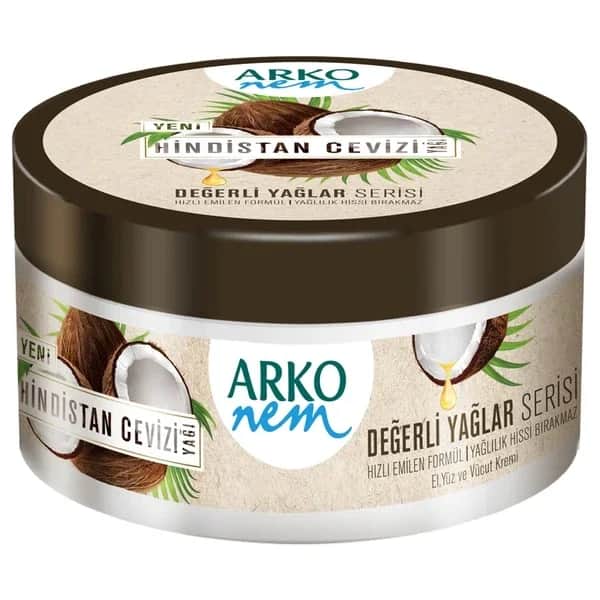 Arko Nem Wertvolle Öle Kokoscreme 250 ml