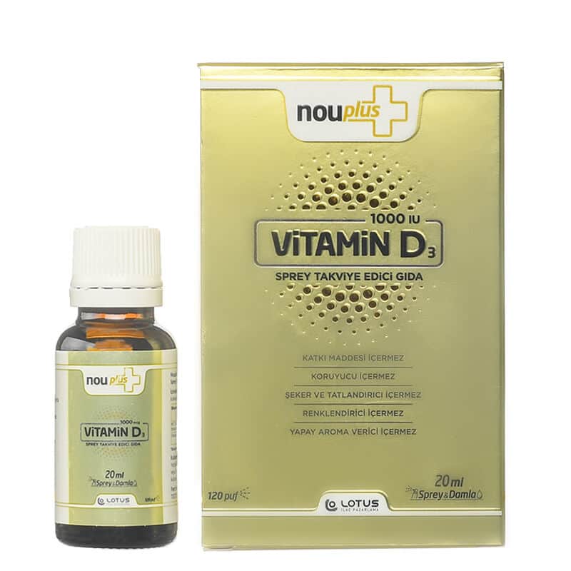 NouPlus Vitamin D3 Spray 1000 IU