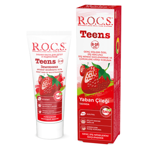 Rocs Teens Wild Strawberry Toothpaste 60 ml