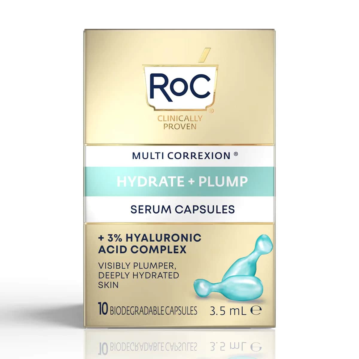 Roc Revitalisierende Kapsel-Serum - 10 feuchtigkeitsspendende Kapseln
