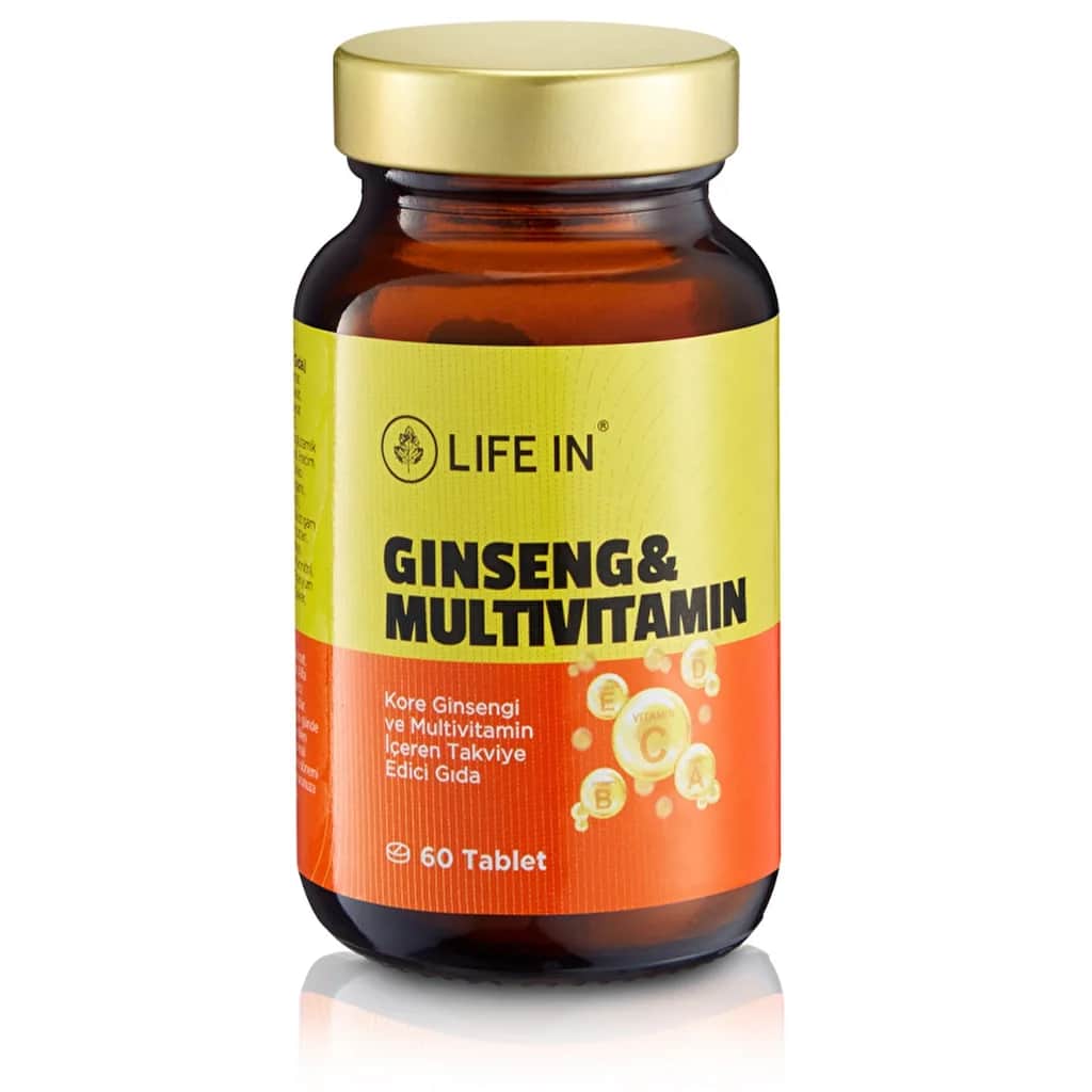 Life In Ginseng Multivitamin Tabletten - 60 Stück
