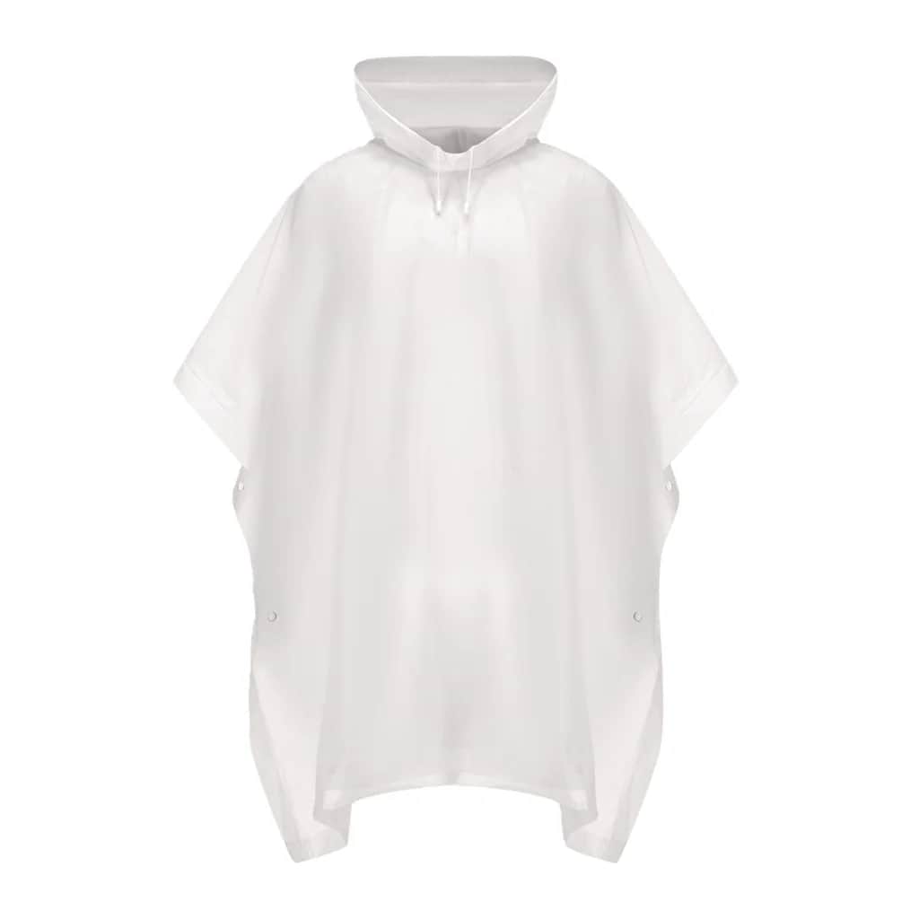 Eklips Kinder wasserdichter transparenter Poncho Regenmantel