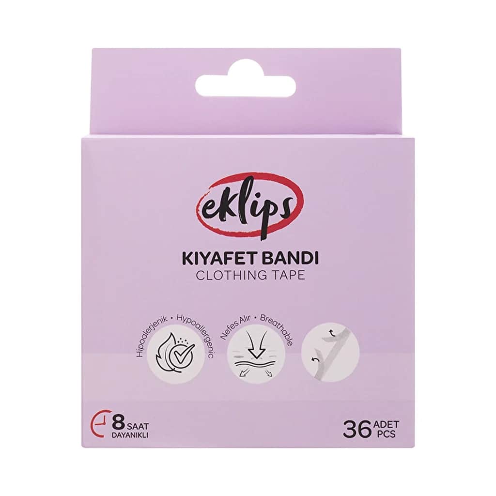 Eklips 36 Stück Kleidung Fixierband - 10 cm Breite, starker Halt