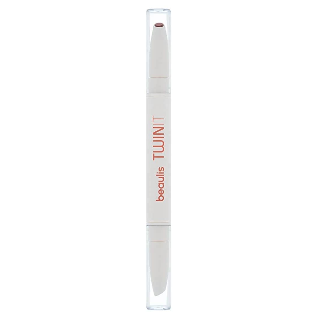 Beaulis Twin It doppelseitiger burgunderfarbener Lippenstift und Liner 996