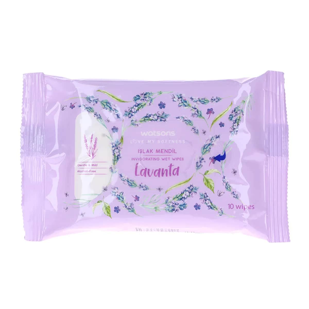 Watsons Lavendel Feuchttücher 10x3
