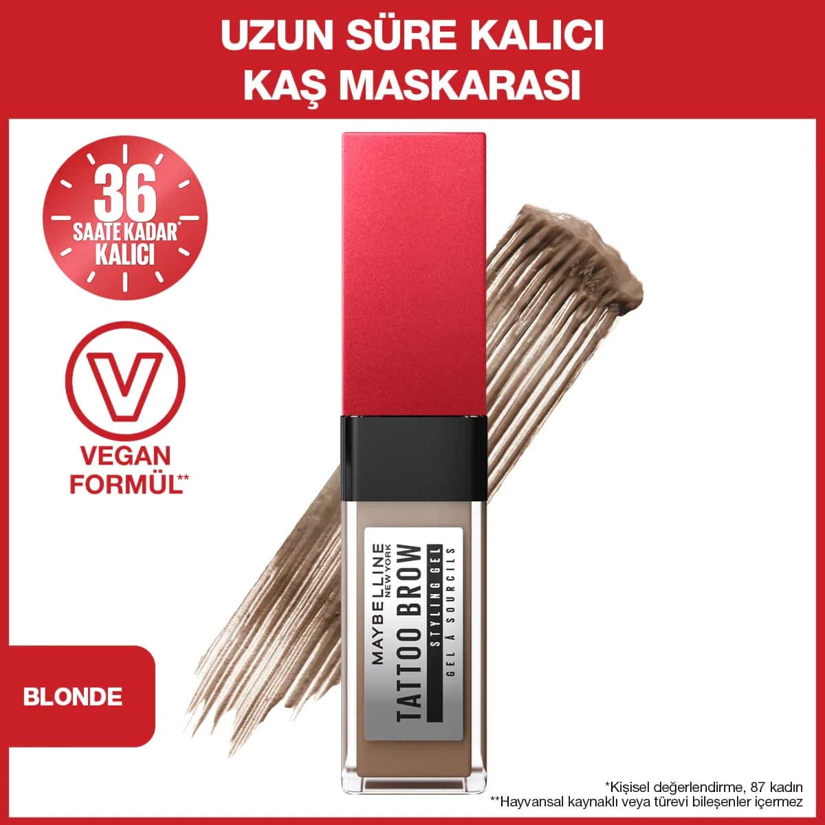 Maybelline Tattoo Brow 250 Blond Augenbrauenmascara 6ml