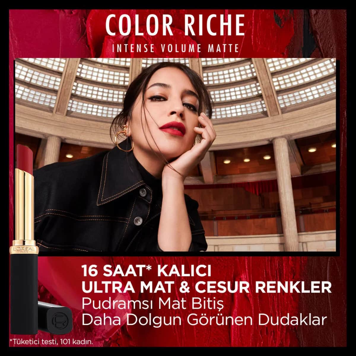 L'Oréal Paris Color Riche Matte Lippenstift 300 Rouge Confident