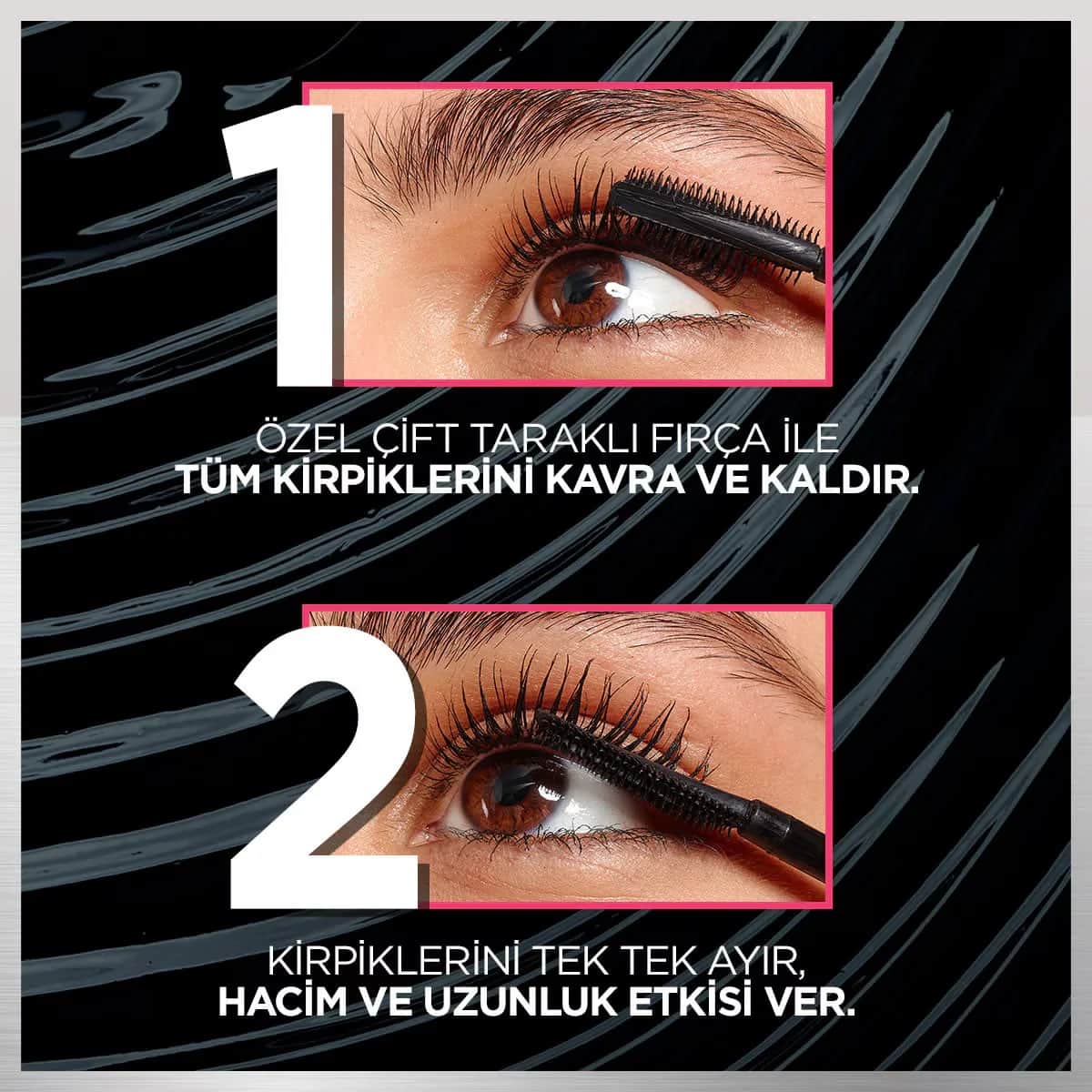 L'Oréal Paris Telescopic Lift Schwarze Mascara 9,9ml - Verlängerung &amp; Volumen